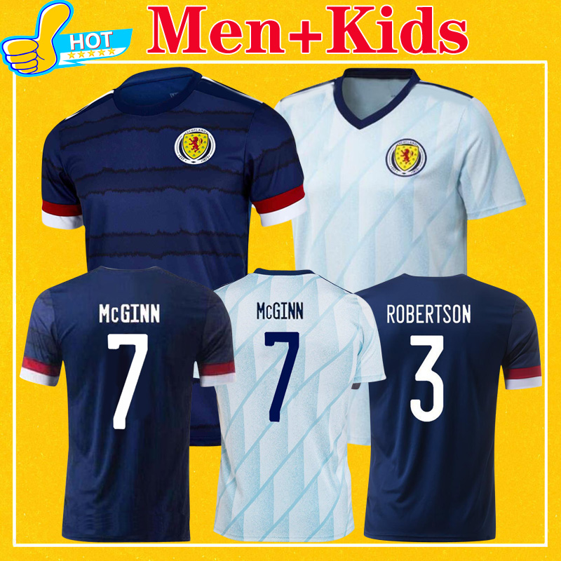 

Scotland Soccer Jerseys 2021 ROBERTSON MCGINN TIERNEY FRASER ADAMS TOP Quality 21 22 Football Shirt Home Away Men + Kids Kit, Away+f-patch