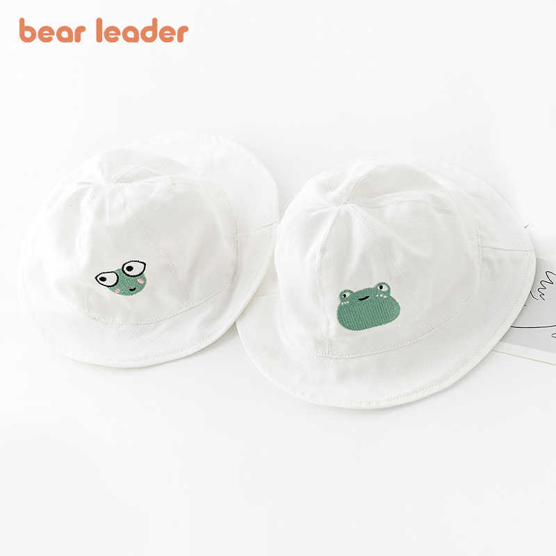 

Bear Leader Girls Cartoon Hats Fashion Summer Kids Baby Spring Fisherman's Hats Children Casual Accessories Cute Caps 210708, Ah5484white