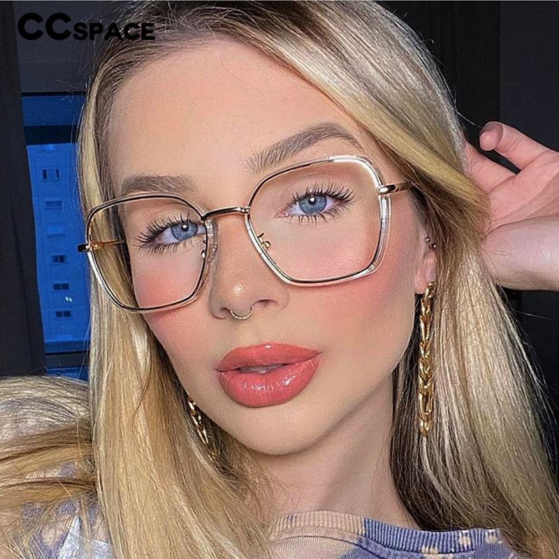

Fashion Sunglasses Frames Anti-Blue Light Glasses Squre Eyeglasses For Women Optical Clear Spectacles Frame Comeputer Blocking Blue Ray Eyew