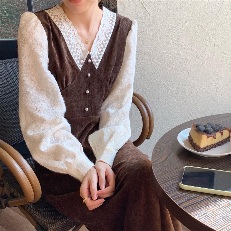 DRESS WITH CUTWORK EMBROIDERY Plus Size Spring Shirt Evening Vintage Party Oversize Beach Women Dresses Robe Vestido 210417Z