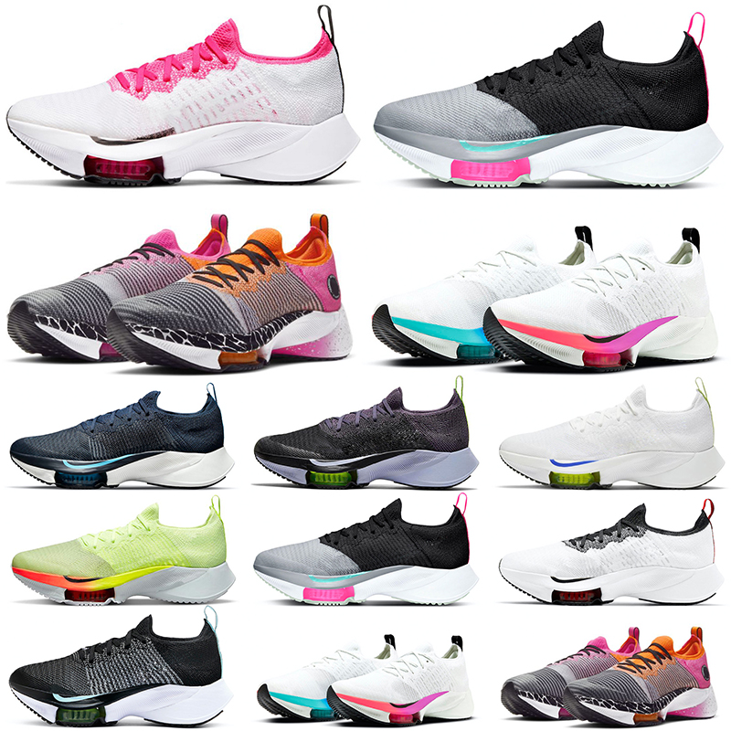 

Zoom Tempo NEXT% Fly Knit Running Shoes Men Women Sports Sneakers Black White Pink Volt Dark Blue Mens Trainers Platform Outdoor Jogging Walking, Item #10