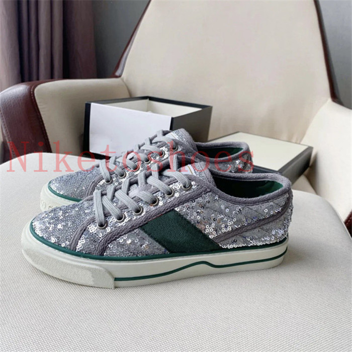 sequin sneakers designer
