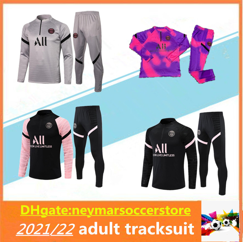 

2021 2022 paris soccer tracksuit jacket Hoodie 21 22 mbappe survêtements maillot de football training suit survetement foot chandal