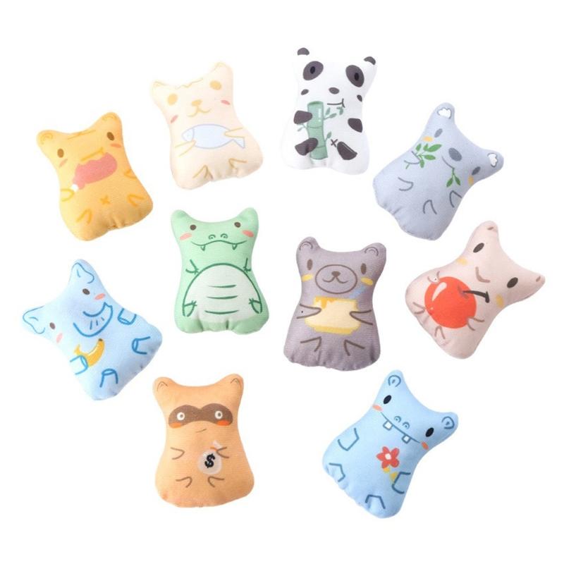 

Cat Toys Catnip For Indoor Cats Chew Grind Teeth Soft Finger Puppet