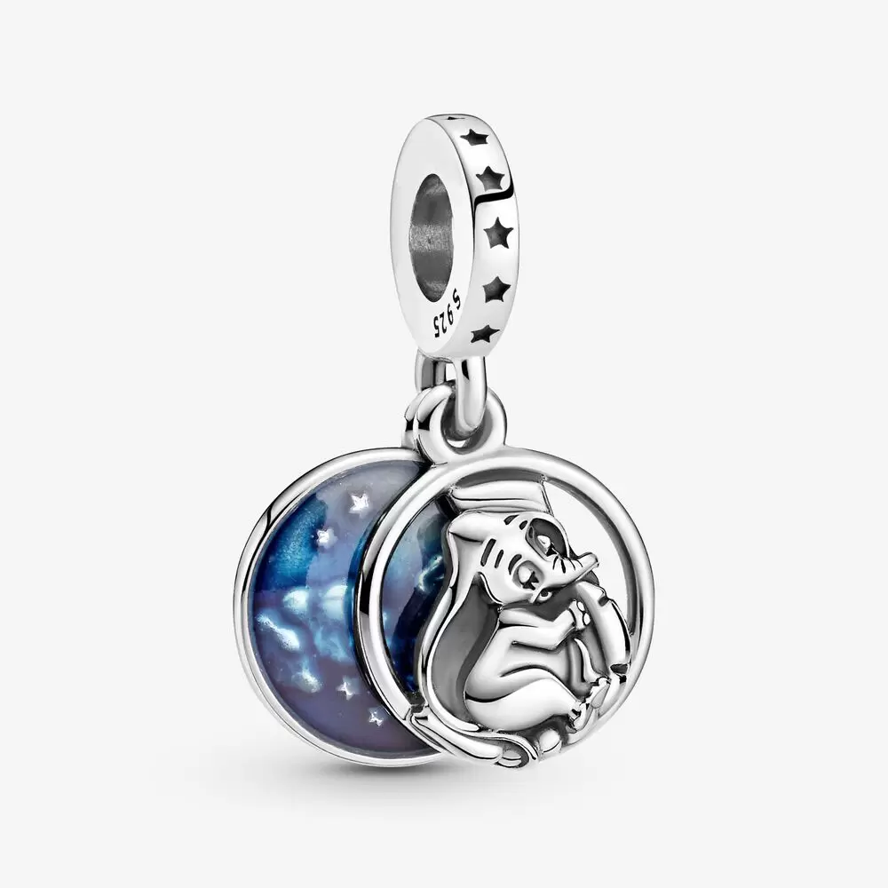 

100% 925 Sterling Silver Cute Elephant Sweet Dreams Dangle Charm Fit Pandora Original European Charms Bracelet Fashion Wedding Jewelry Accessories