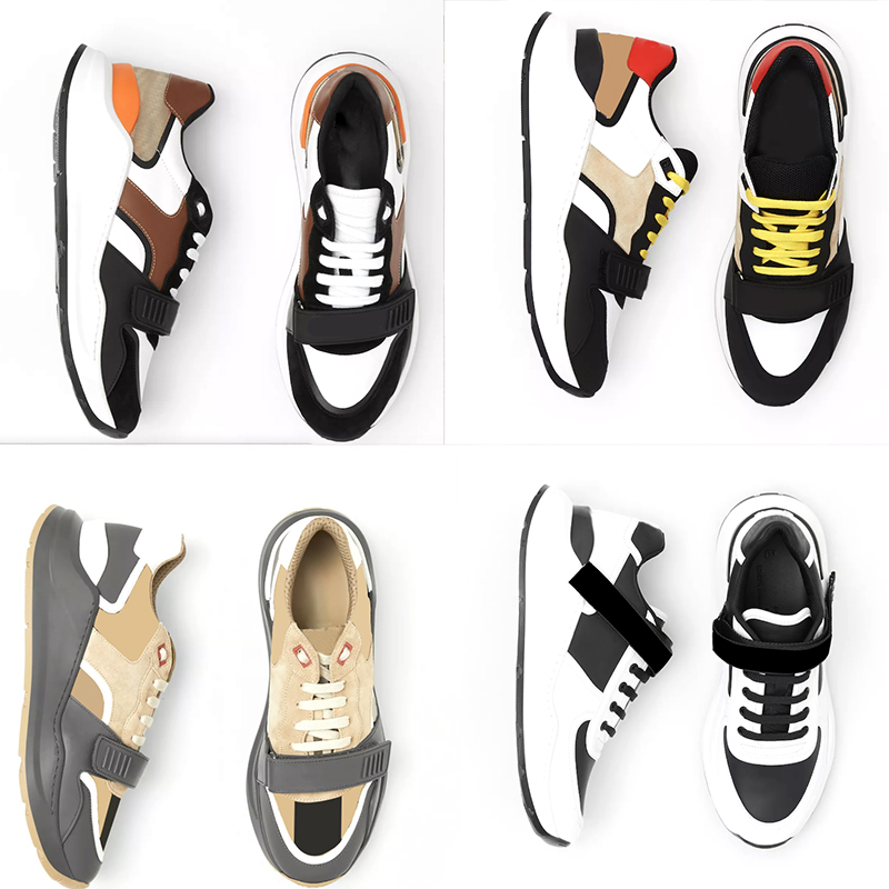 

2021 Luxurys Designers Shoes Check espadrille oversized Vintage sneaker men women platform shoes baskets sneakers top quality with box NO281, Black