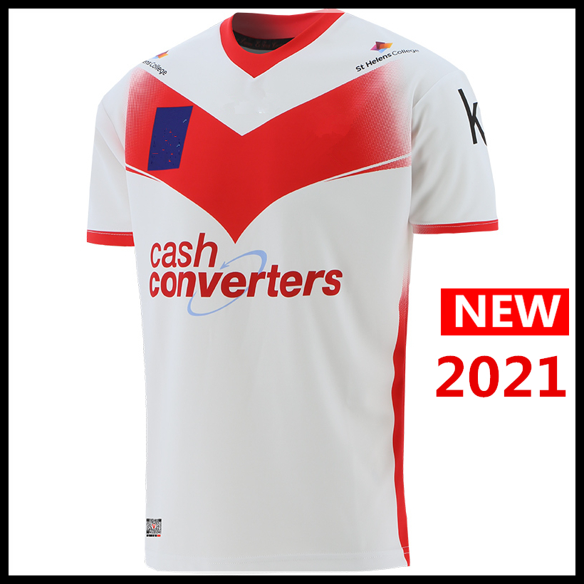 

2021 2022 United Kingdom RUGBY LEAGUE jersey ST HELENS Saints Rugby Jerseys Fans shirt s-3xl, Black