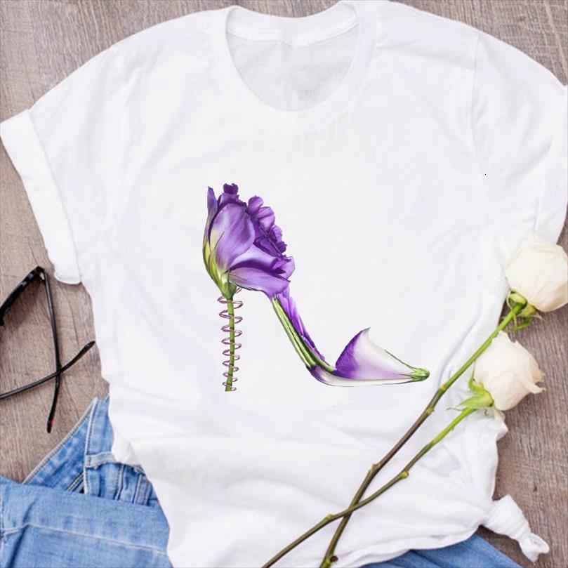 

men graphic aesthetic korean style mens t shirt punk floral flower printed lady clothing female tees print, White;black