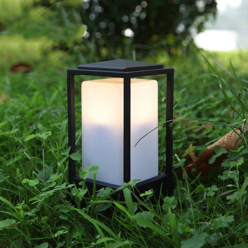 

Lawn Lamps Small Square Pillar Headlight Light LED Outdoor Wall Lamp Post Modern Minimalist Wx12051024