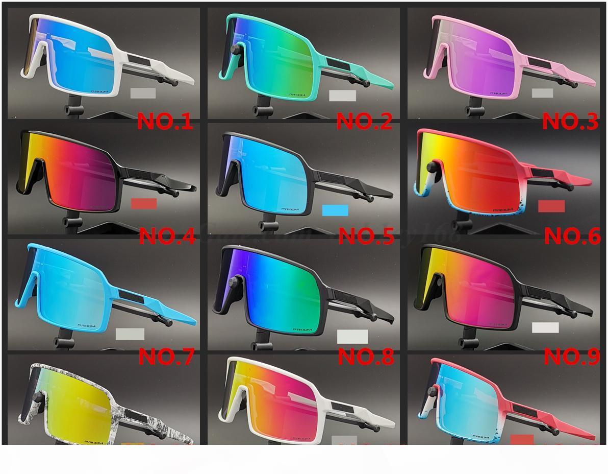 

16 Color OO9406 Sutro Cycling Eyewear Men Fashion Polarized TR90 Sunglasses Outdoor Sport Running Glasses 3 Pairs Lens With Package, White;black
