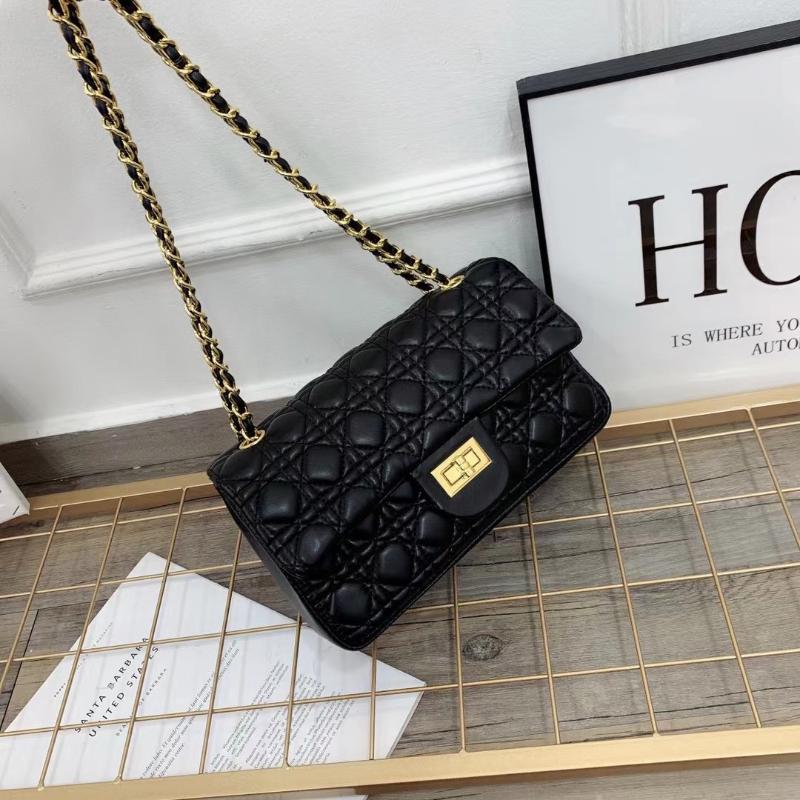 

Black Quilted Shoulder Bag Women Crossbody Messenger Bags Female Classical Designer Hand Tote Ladies Handbag And Purse Wholesale, Style 3