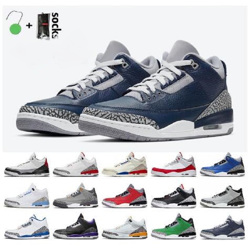 

Mens Basketball Shoes 4 4s University Blue White Cement What The 3 3s Tinker Bred Men Women Sports Sneakers Shoe Man, Color 15