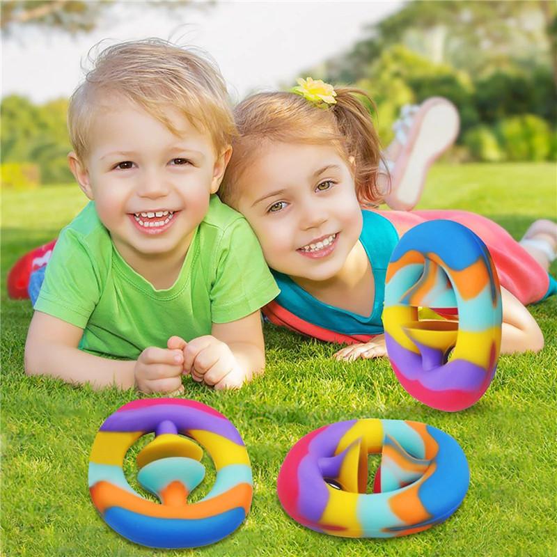 

In Stock Silicone fidget toys Snap Hand Grab Antistress Toy For Children Adult Stress Relief Spinner Reliever simple dimple