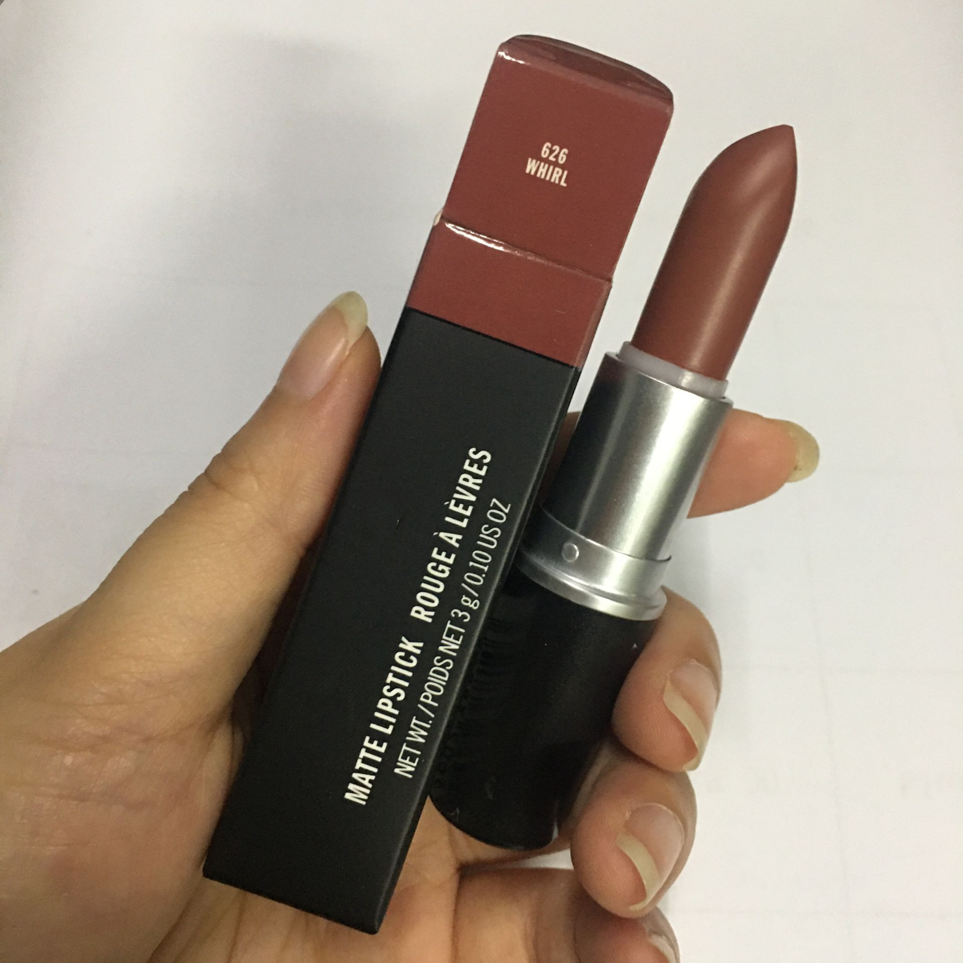 

STOCK 8 60PCS Brand Lipstick Matte Rouge A Levres Aluminum Tube Lustre 29 Colors Lipsticks with Series Number Russian Red Diva, 4eva