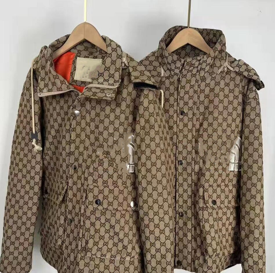 

2022 High Quality Waterproof Fabric Functional Jacket Men's Hooded Jacket Spring and Autumn New Outdoor Leisure Zipper Cardigan, Khaki