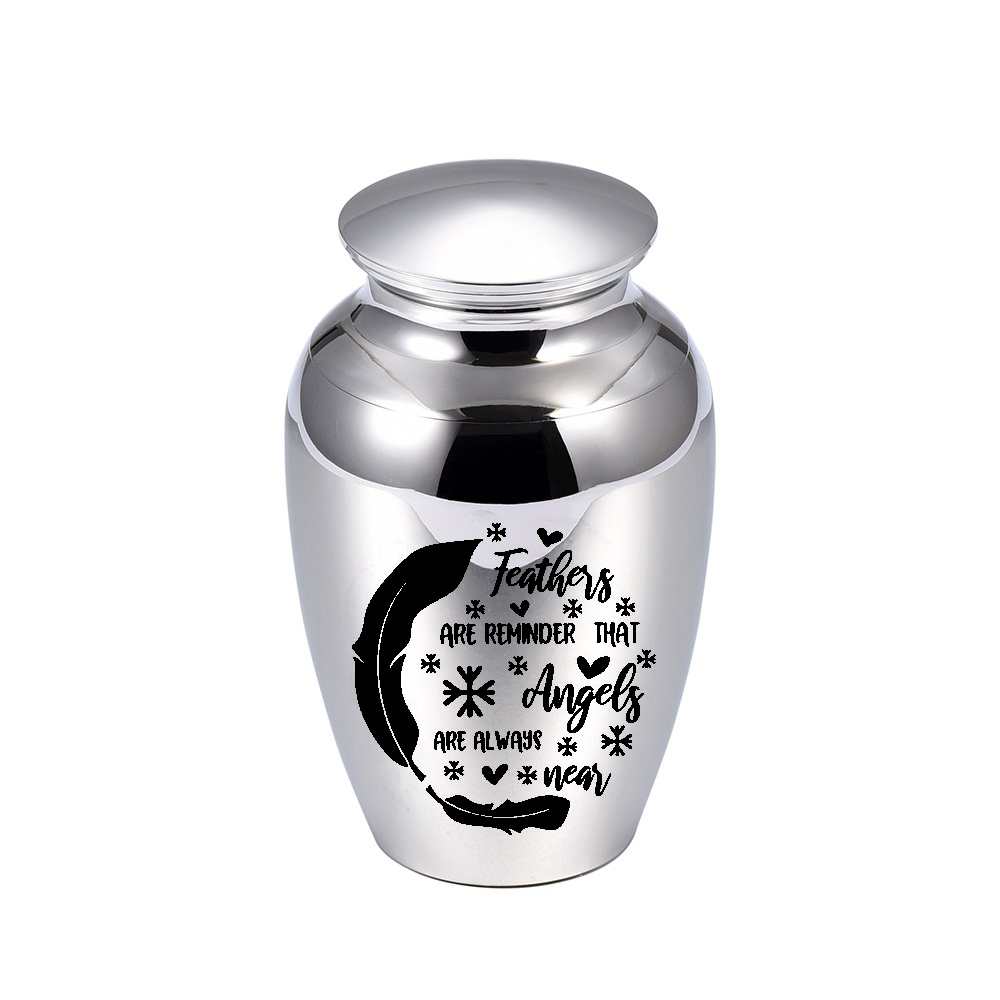 

5 Colors Cremation Urns Pendant Ashes Keepsake Pets /Human Memorial Mini Urn Funeral Urn Lock Belt Gift Velvet Bag
