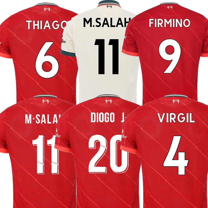 

21 22 M.SALAH LIVerpoolJerseyS FIRMINO VIRGIL LVP MANE HENDERSON Thiago Milner Wijnaldum Minamino Men kids kit football Jerseys, Men(li wu p)