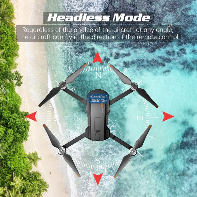 

GD91 MAX Drone 3-axis Gimble Anti-shake 5G 6K-Camera 50x Zoom Brushless Motor GPS Smart Follow RC Distance 1.2KM 25-Minute Fly Time, Black
