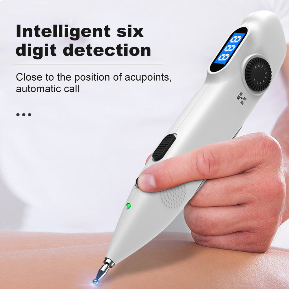 

Electric Acupuncture Pen Auto Find Point Massage Body Massager Device Muscle Stimulator Therapy USB Rechargeable Acupoint Pen