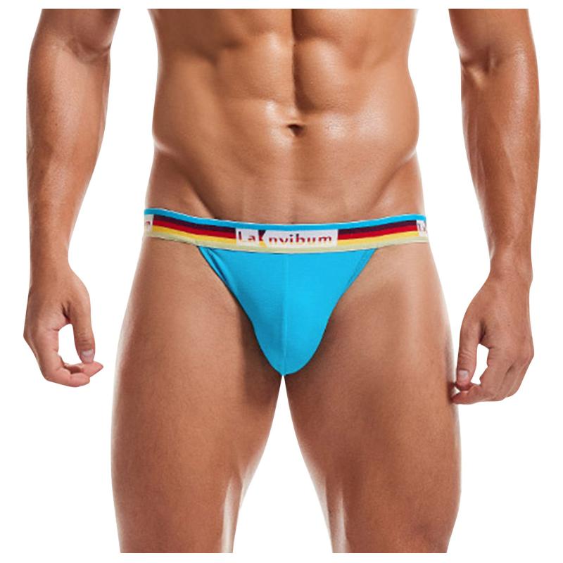 

Underpants Color Pant Fashion Sexy Men's Underwear Mesh Knickers Splice T-back For MenÂ, Black;white