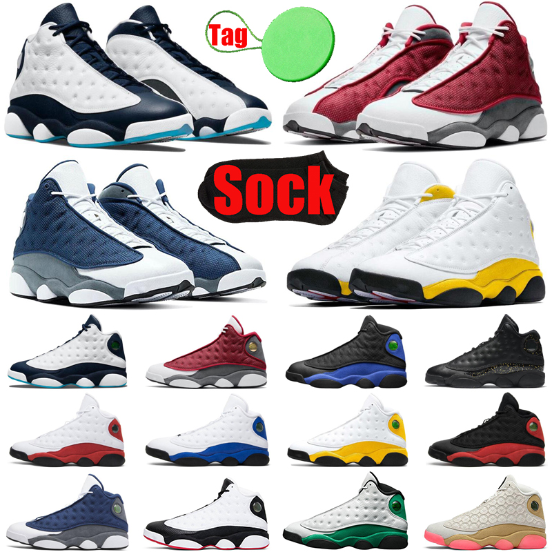 

13 13s men basketball shoes Red Flint Obsidian Court Purple Hyper Royal Chicago Gold Glitter mens trainers sports sneakers, Shown