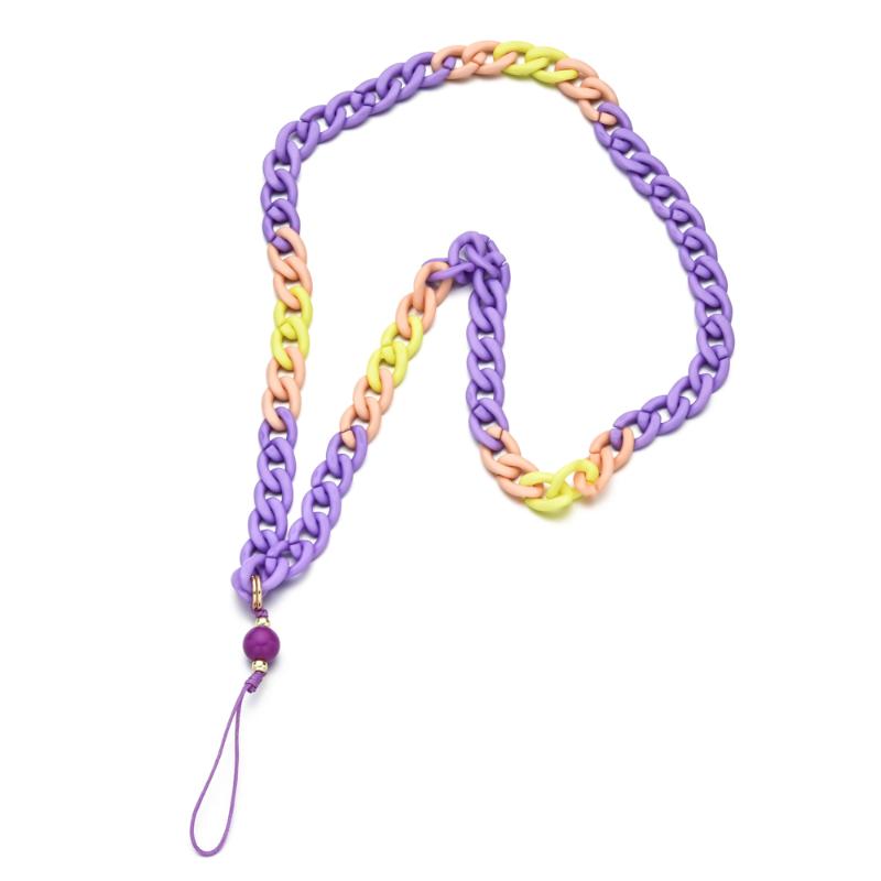 

Chains Endless Story Resin Chunky Acrylic Chain Strap For Women's Men's On The Neck Rope Hang Necklaces DIY Jewelry