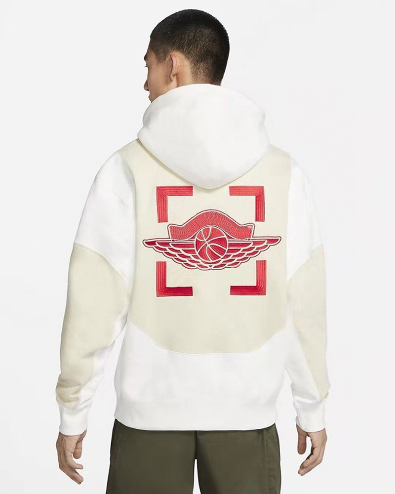 

21FW Autumn Winter USA Collaborate Basketball Patchwork Hoodie Skateboard Embroidery Logo Hoody Unisex streetwear Hooded Sweatshirt, Black