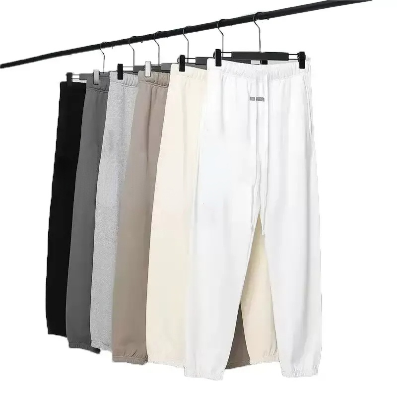 

Mens Joggers Pants Casual Designer High Quality Fashion Solid Color letter Trousers Elastic Waist Street Style Men Long pant