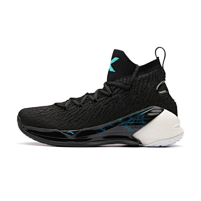 

Anta Men's KT4 Klay Thompson original Signature Basketball Shoes - Still Waters Run Deep black sport 11841101-1, As pic