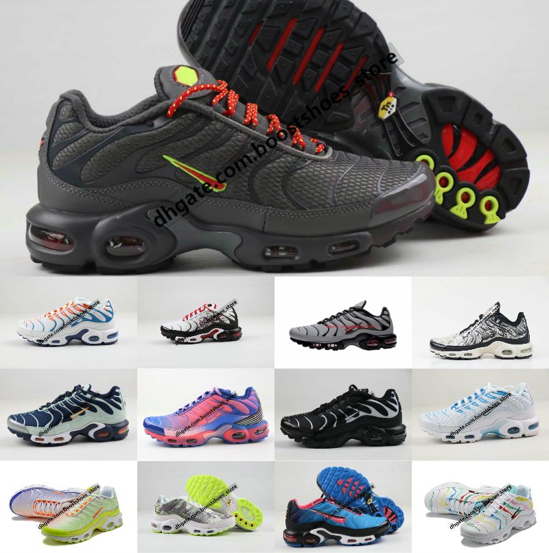 

Original Plus Tn Shoes Designer Fashion Men Breathable Quality Heighten Mesh Chaussures Requin Grey Sports Trainers Shoe, 49#