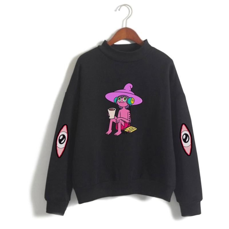

Women's Hoodies & Sweatshirts Anime The Midnight Gospel High Collar Sweatshirt Harajuku Cool Logo Autumn Winter Arrival Women/men Casual Tur, Picture color