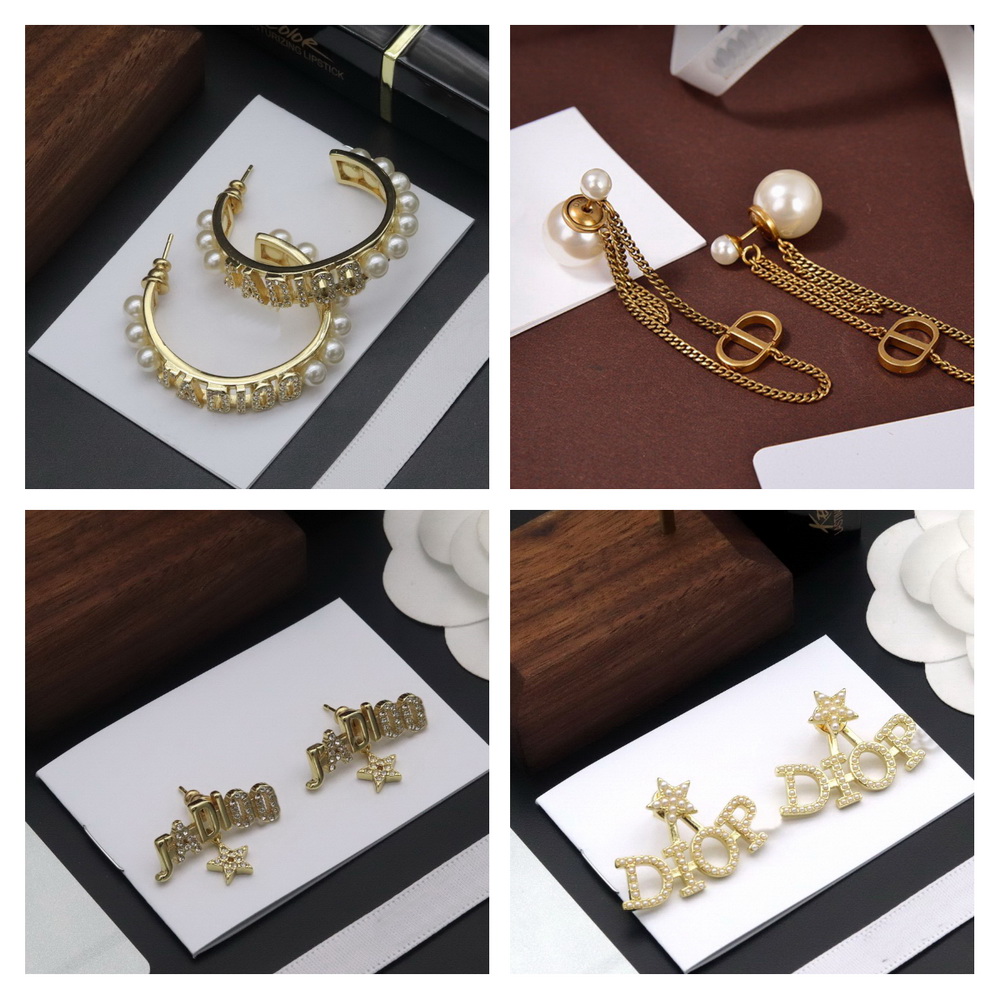 

luxurious jewelry vintage Dangle earring micro inlays diamonds women love heart letter pendant Celebrity female earring new designed