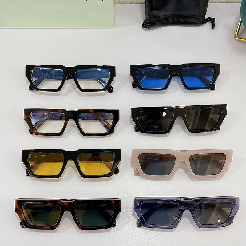 

Full frame fashion mens and womens sunglasses OER1002 retro plate rectangular designer high quality glasses random box