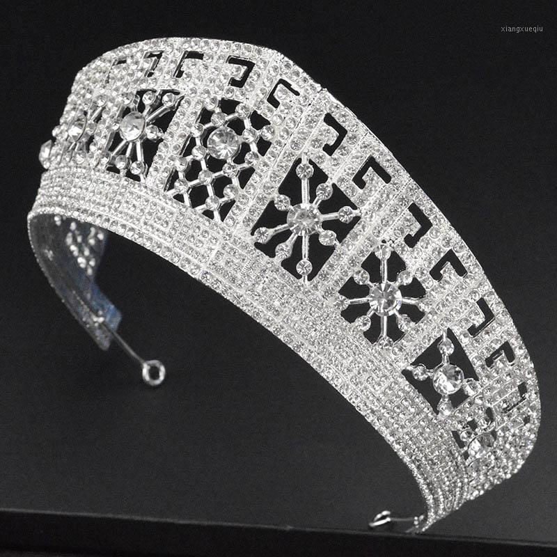 

Bridal Wedding Tiaras And Crowns Gold/Silver Color Shining Crystal Headbands Hairbands For Women Girls Hair Jewelry Mujer 2022 Clips & Barre, Golden;silver