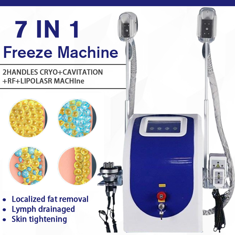 

New Hot Cavitation+Rf+Lipo Laser+Cryolipolysis Freeze Belt Machine Multifunctional Cavitation Lipo Laser Freezing Body Slimming In Stock