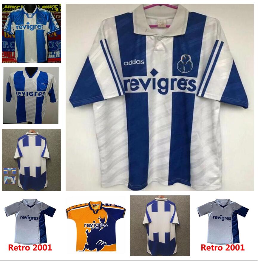

Porto Retro Soccer Jersey 1994 95 97 99 2001 2003 2004 Cup Final home Men #10 DECO finals Vintage Football Shirt Kits classic Uniform #77 McCARTHY #11 DERLEI, White