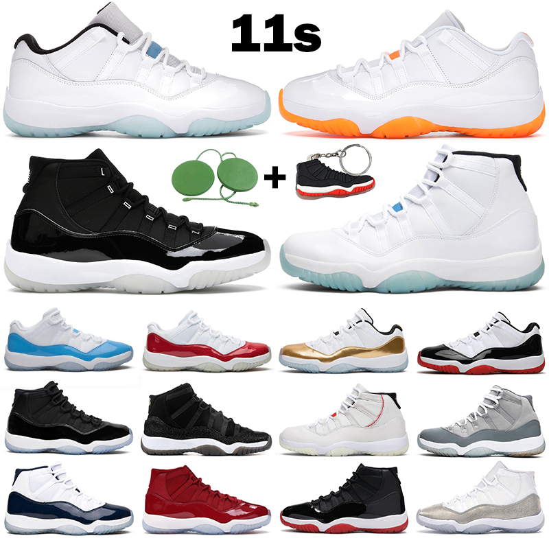 

men women basketball shoes 11s 11 high low top Jubilee 25th Anniversary Bright Citrus Legend blue Platinum Tint mens trainers sneakers, #5
