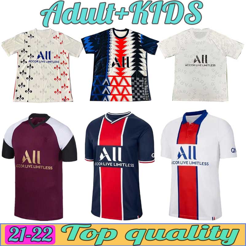 

MBAPPE ICARDI soccer jersey 20 21 Maillots de football shirts 2020 2021 KEAN VERRATTI men + kids kit uniforms enfants maillot foot fourth 666, Black;yellow