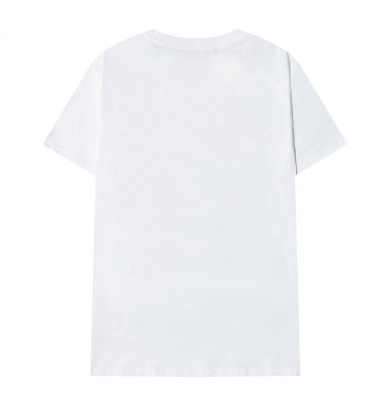 

fashion women men t shirts summer Short Sleeve t-shirt white breathable tee printd Cotton clothing tshirts tops clothes, White;black