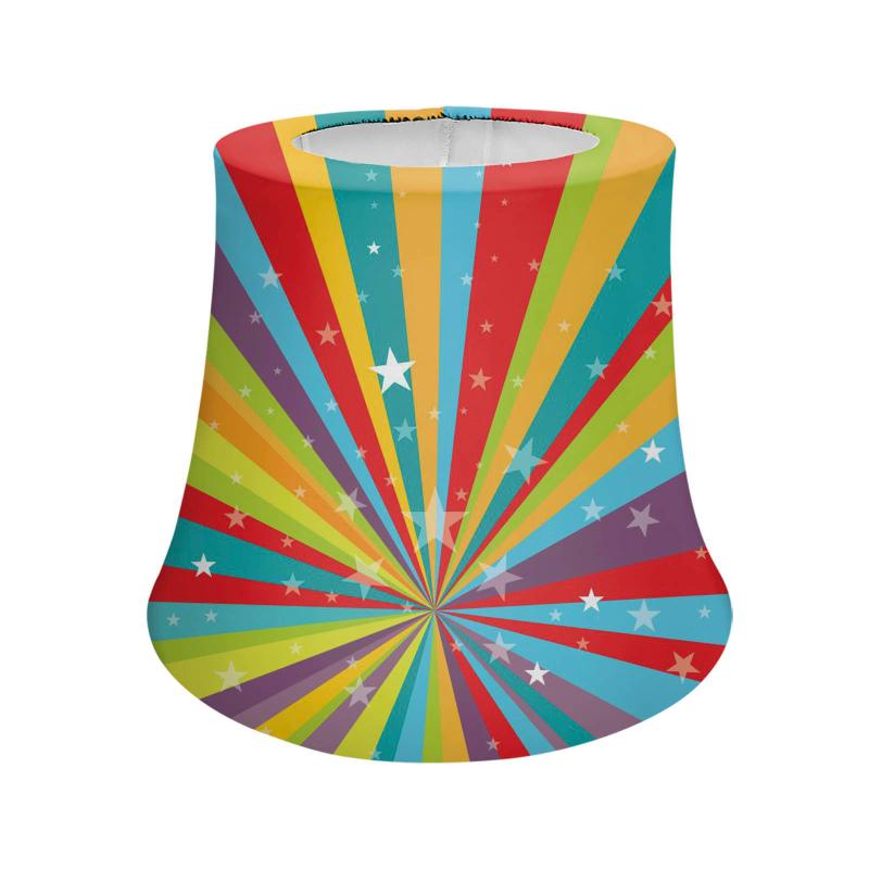 

Lamp Covers & Shades Funny Geometry Print Lampshade Women Bedroom Home Decor Replacement Shade Cloth, Wear Resistant Table Cover