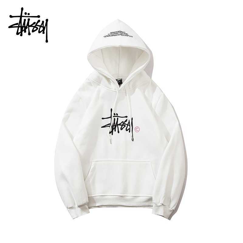 Sweats Hoodies2020 Nouvelle Mode Marque Stu Croissance Broderie Peluche Hommes et Femmes Hommes 1111