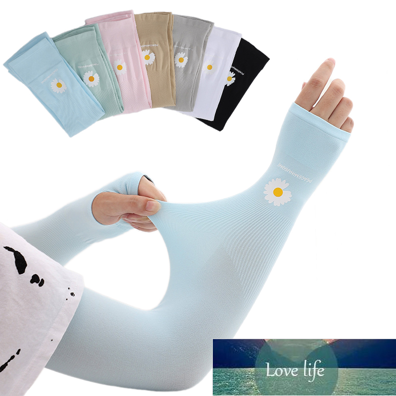 

Summer New Women's Fingerless Long Gloves Female Thin Korean Cute Outdoor Arm Protection UV Sun Protection Sleeves