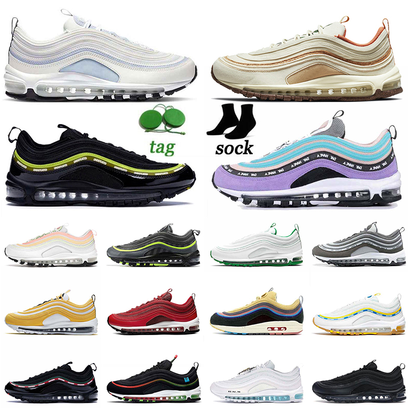 

97 Mschf Lil Nas x Satan Luke inri jesus Mens Womens Running Shoes Cushion 97s Cork White Ice Black Bullet Sean Wotherspoon Off Men Women Sports Sneakers Trainers, D11 36-45