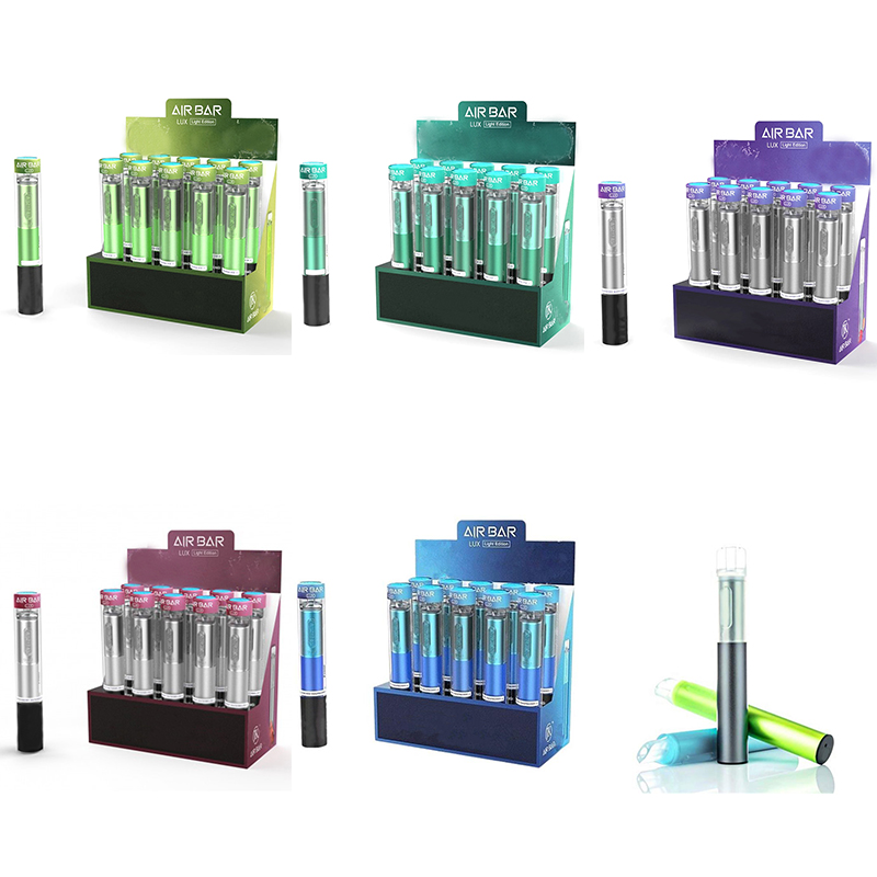

fashion vape pen Air Bar Lux Disposable e cigarette Kit Device Built-in 500mah Battery 2.7ml 1000 puffs Dab Original wholesale