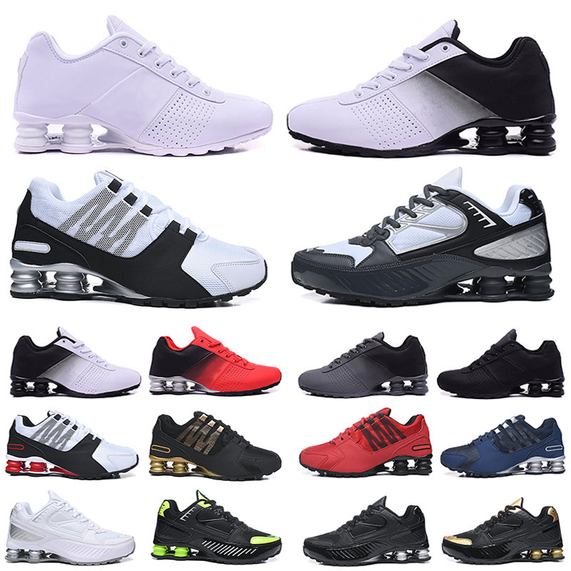

SHOX DELIVER 809 AVENIVE NZ2 802 R4 301 mens running shoes Triple black white red pink blue green yellow men outdoor trainers sports sneakers jogging walking 40-46, Pay for box