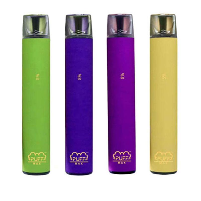 

Puff MAX E-cigarettes 2000 Puffs Disposable Device Pod 1200mAh Battery 8.5ml Vaporizer E Cigarettes Vape Pen Empty Starter Kit