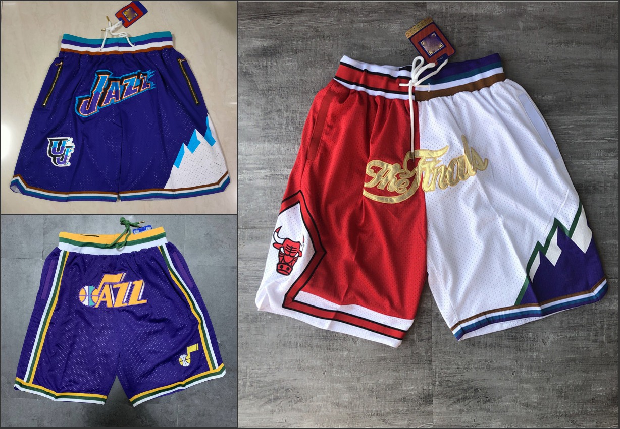 

Utah Jazz''Men Just Don Basketball Shorts, Black