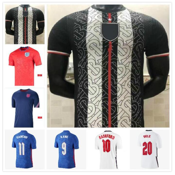 

2021 European Cup soccer jersey national team KANE STERLING RASHFORD SANCHO HENDERSON BARKLEY MAGUIRE 21 22 football shirts Men sets uniforms, Black