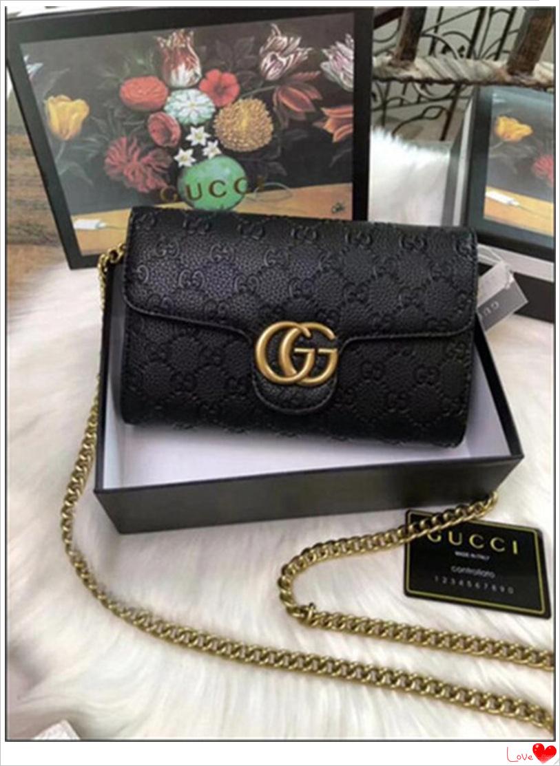 

LV Louis 1 Vitton 2021 women shoulder fashion messenger bag women's party retro handbag ladies wallet and purees&#, Red;black