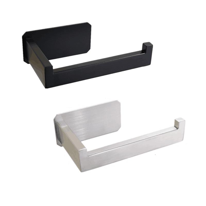 

Toilet Paper Holders Holder Thick Stainless Steel Self Adhesive Wall Mount Bathroom Tissue For Smooth Surfaces Such As Ceramic Ti